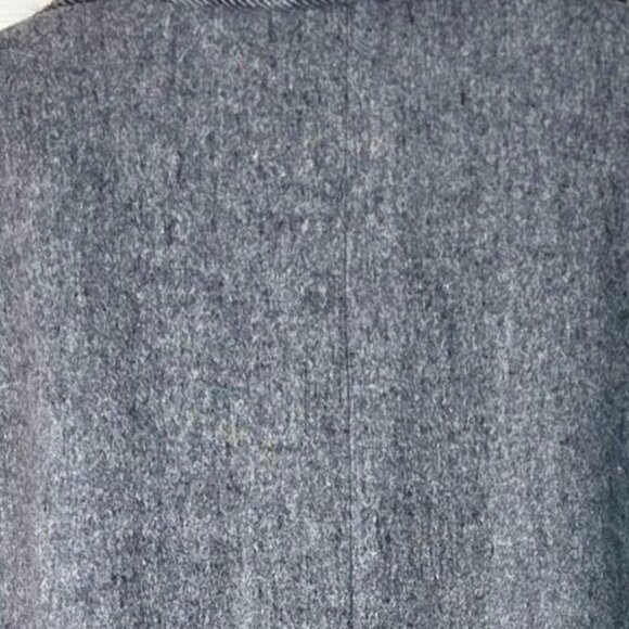 Vintage Herman Kay Womens  Gray Wool Coat Size 12 With Scarf and Pockets - Picture 7 of 7